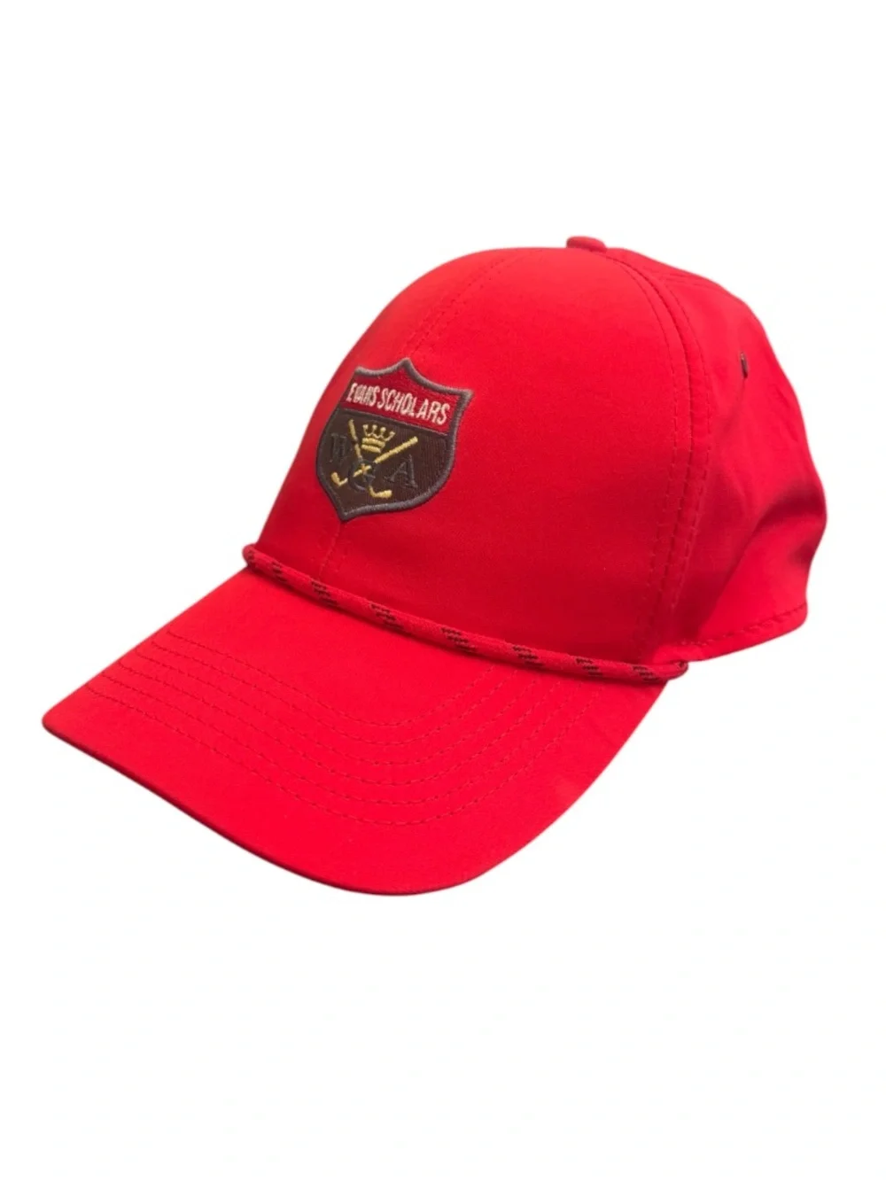 Evans Scholars WGA Red Rope Embroidered Golf Hat Adjustable Baseball Cap